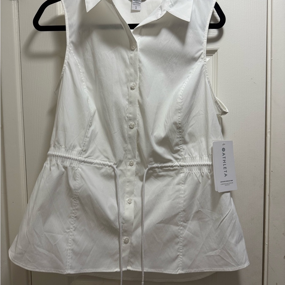 Athleta Levitate Poplin Tank